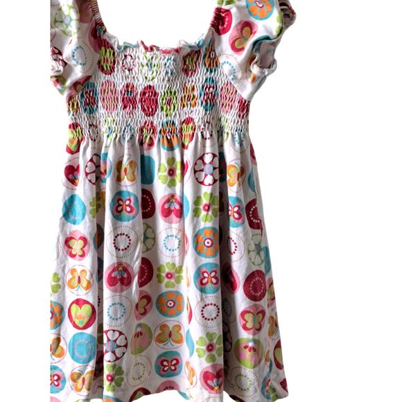 2 For $5 Sale Girl's J. Khaki Short Sleeve Shirred Dress Size 3T - Picture 7 of 8